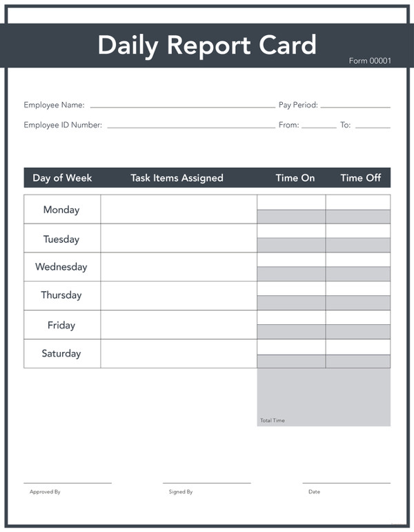 Daily Report Template 58  Free Word Excel PDF Documents Download