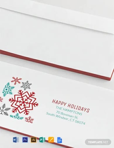 free holiday address label template