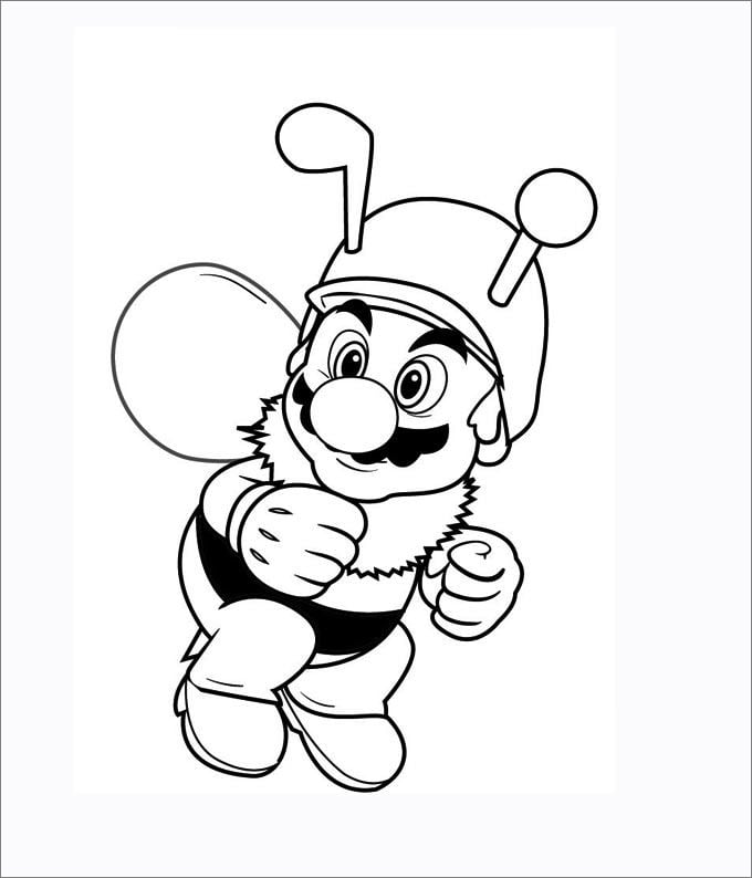 free-mario-coloring-pages