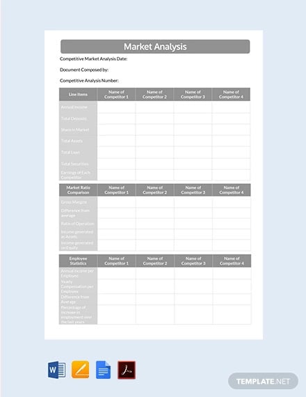 26 Market Analysis Templates In Ms Word Excel Pdf Apple Pages Free Premium Templates