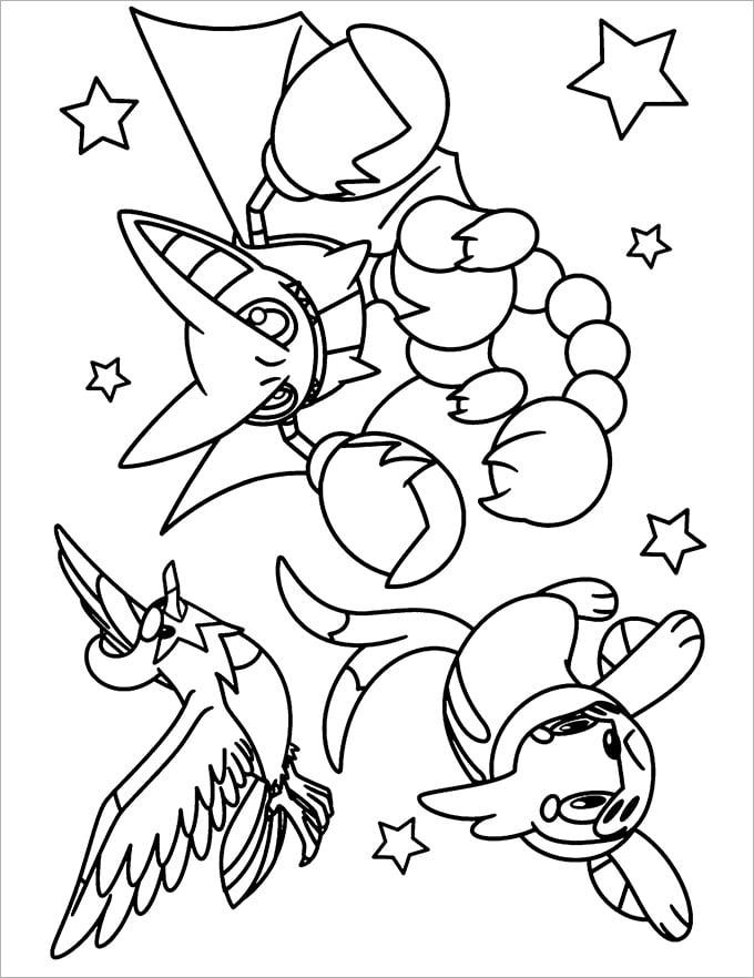 free printable pokemon coloring pages