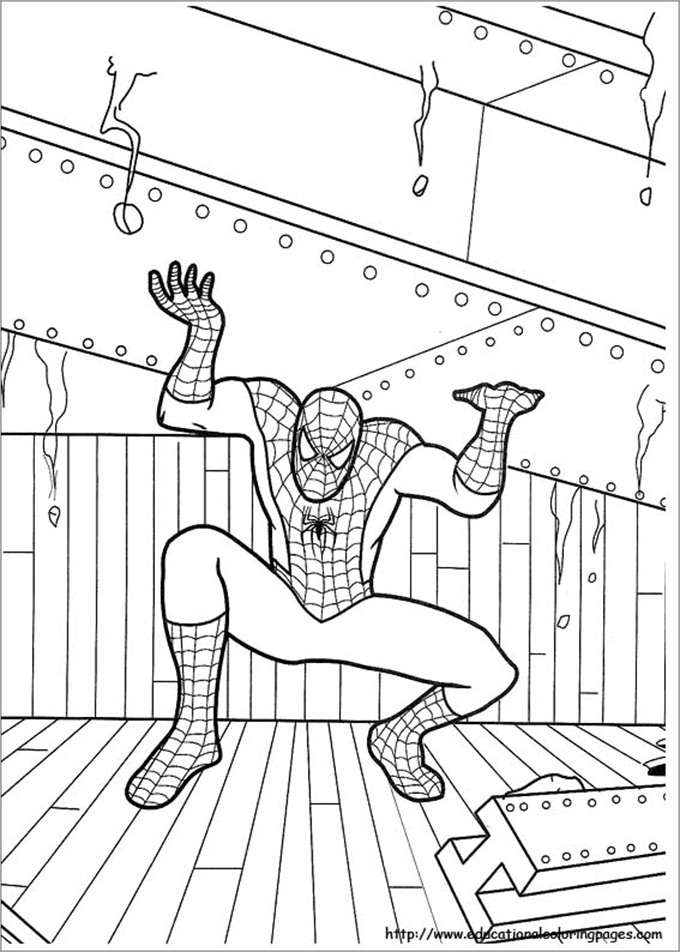 30+ Spiderman Colouring Pages - Printable Colouring Pages