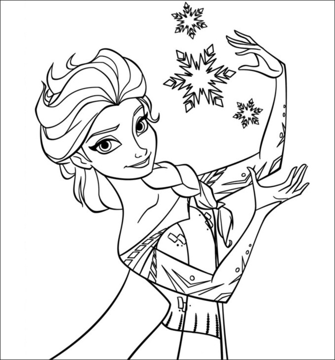 28+ Frozen Coloring Page Templates - Free PNG Format Download