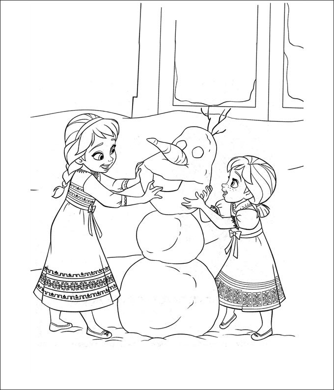 28+ Frozen Coloring Page Templates - Free PNG Format Download