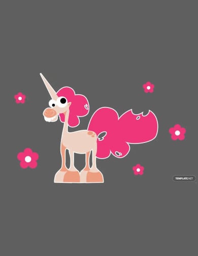 funny unicorn background