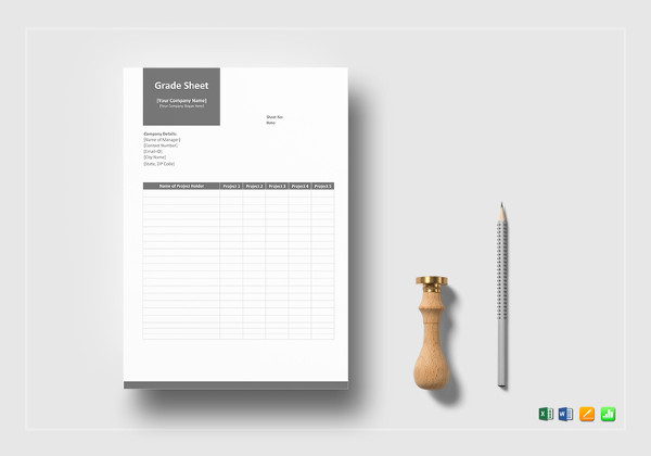 Free 37+ Grade Sheet Template - Word, Excel, PDF Documents Download