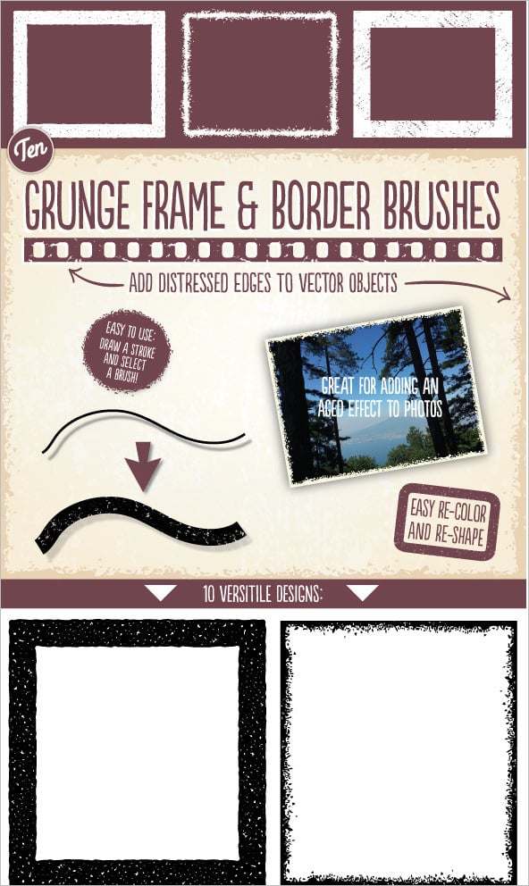 grunge-frame-border-brushes