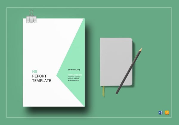 hr report template ms word