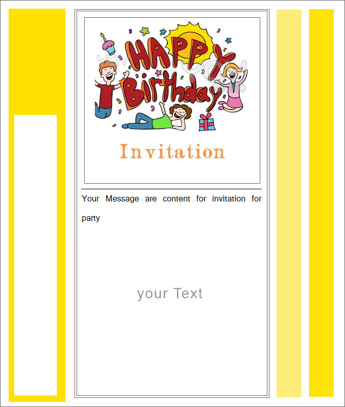 27 best blank invitation templates psd ai free premium templates