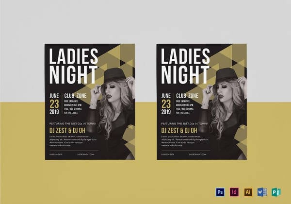 ladies-night-flyer-template