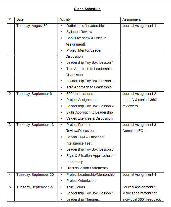 Leadership Development Plan Template Excel