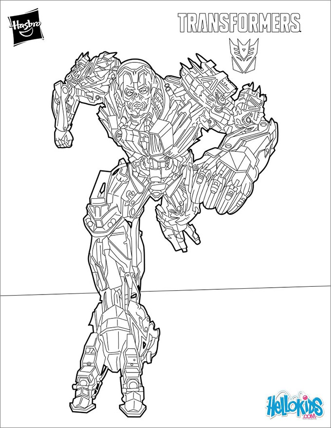 30+ Transformers Colouring Pages