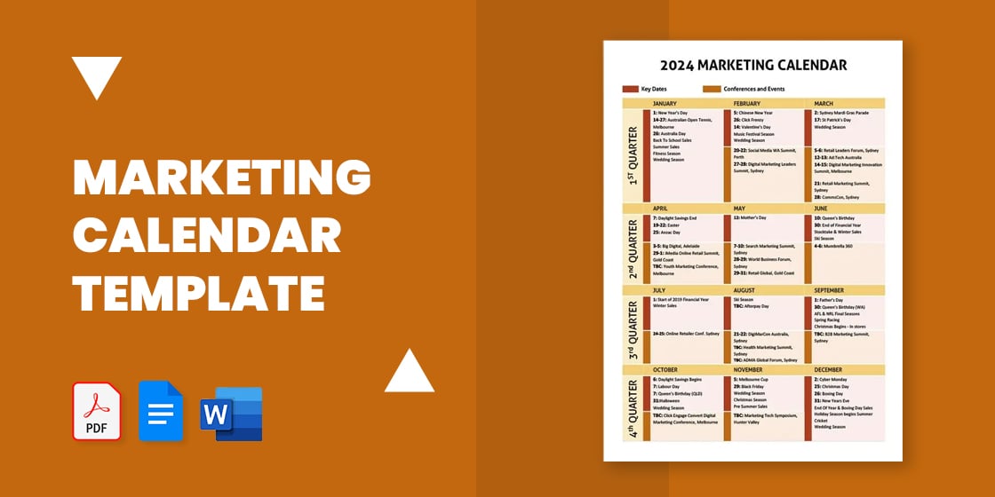 marketing calendar template – 30 free excel pdf documents download