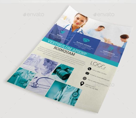 medical business poster template