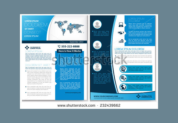 medical magazine poster template