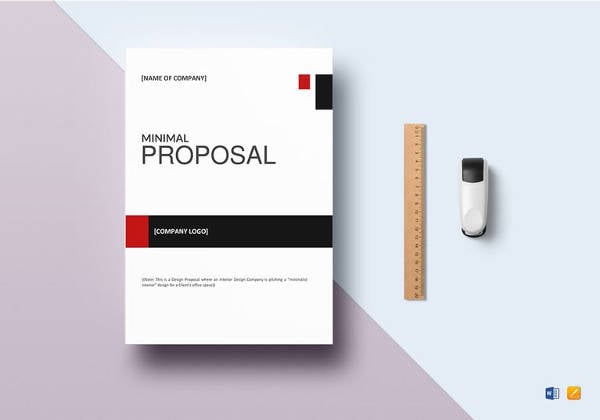 minimal proposal template in google docs