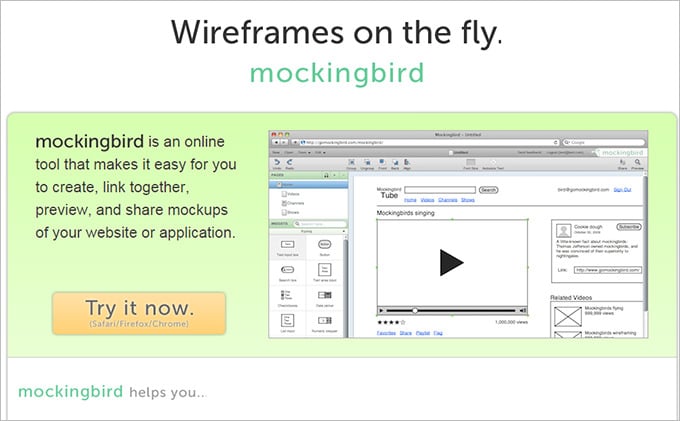 mockingbird mobile wire framing tool