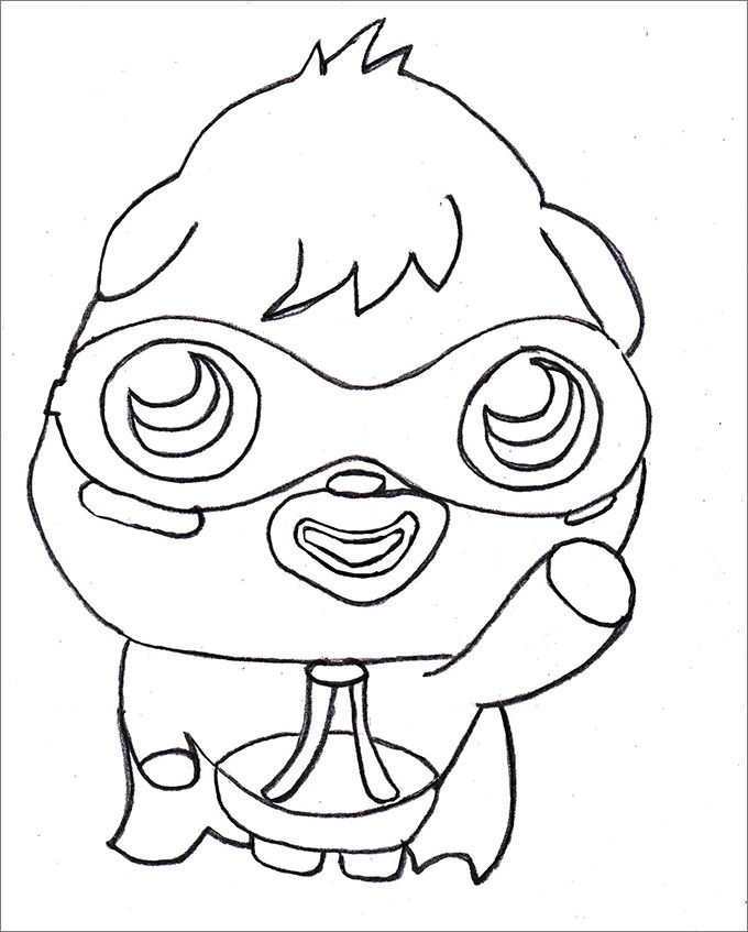 moshi monsters coloring pages for kids