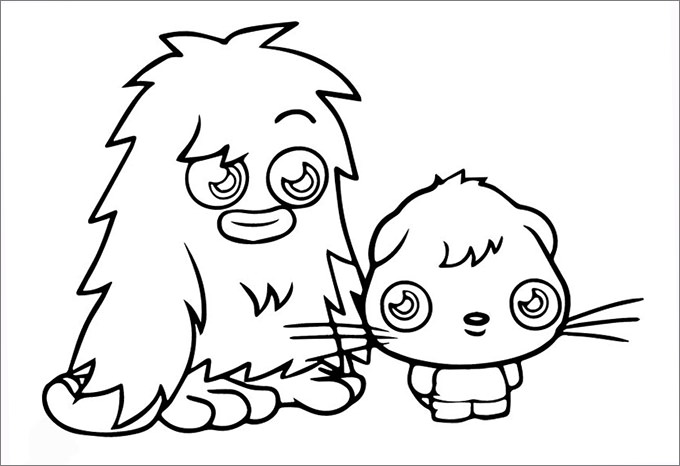 Moshi Monsters Coloring Pages - Free Coloring Pages