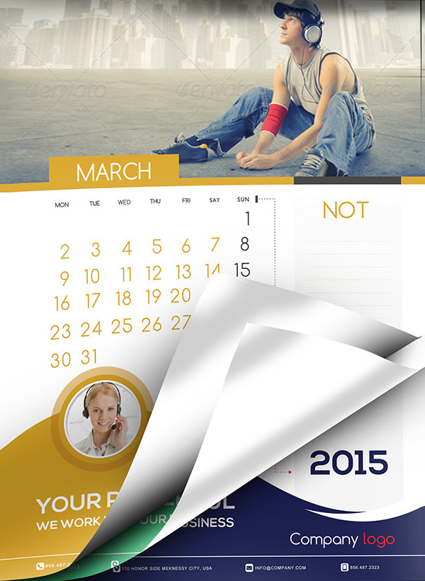 multiple purpose event calendar template