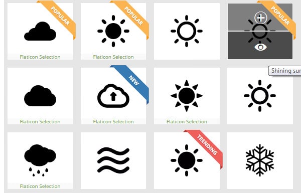 multiple weather icon collection