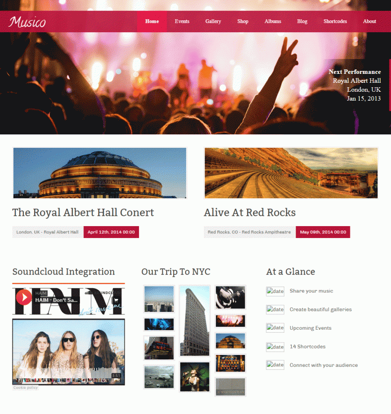 Entertainment Wordpress Theme - Wordpress Themes