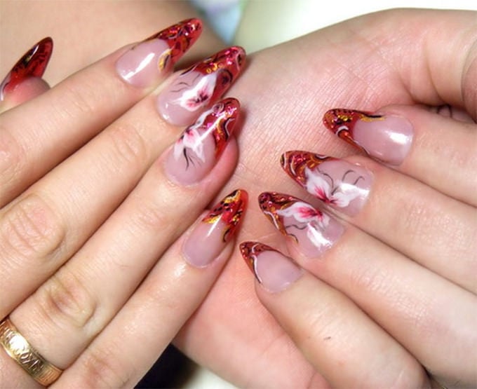 nail design for wedding