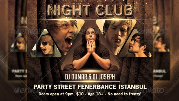nightclub flyer templates