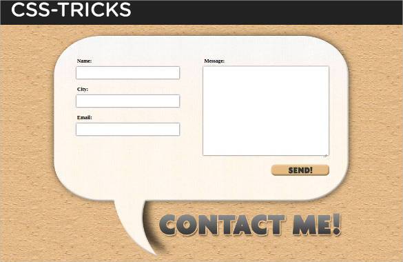 php contact form with html and css