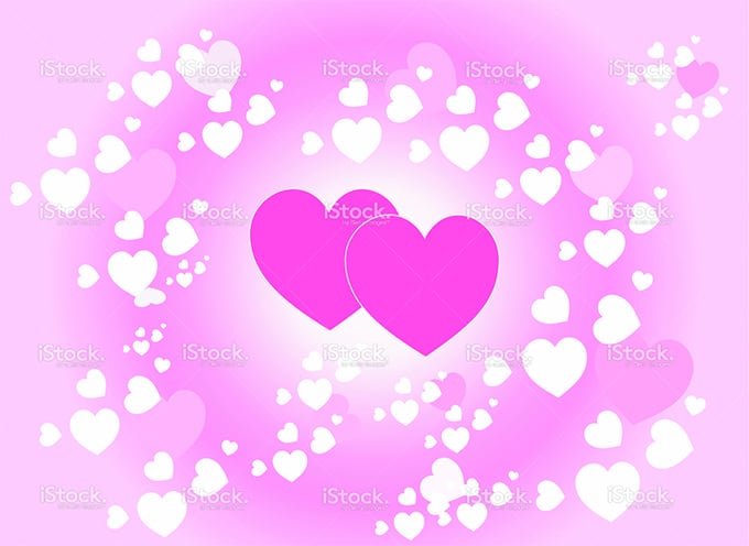 pink love background
