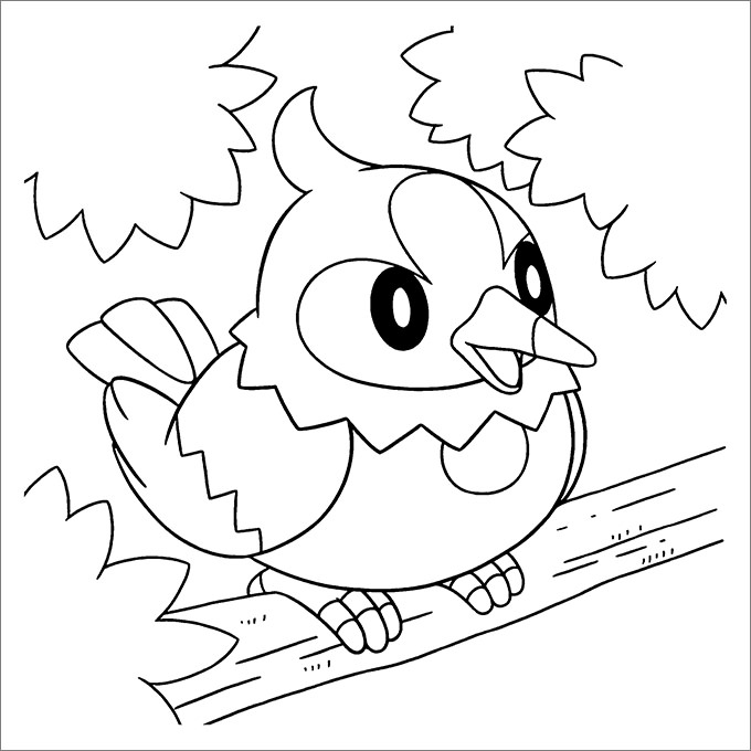 pokemon characters black and white coloring pages