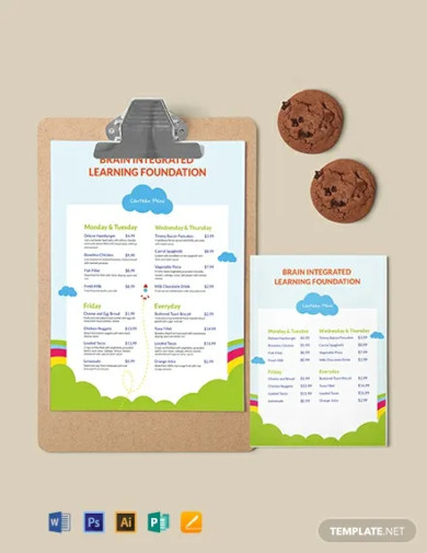 preschool-canteen-menu-template