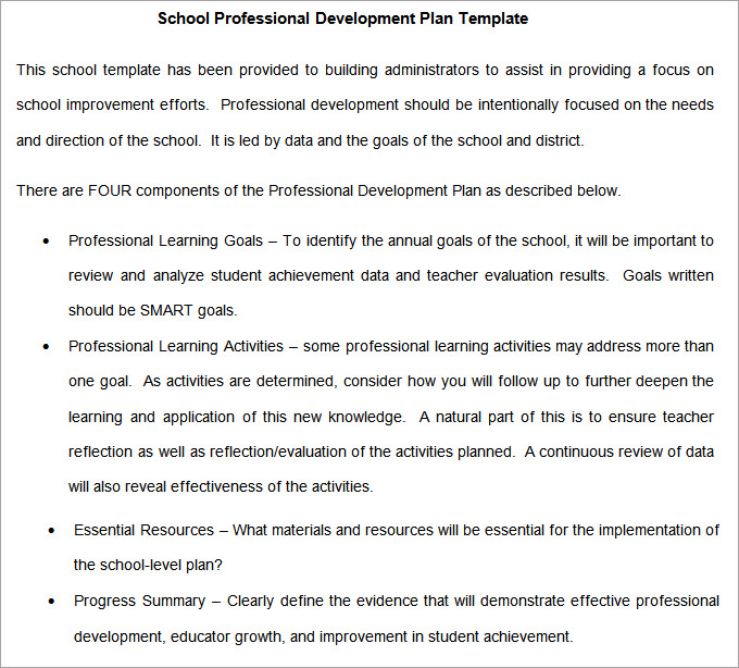 11+ School Development Plan Templates - Word, PDF, Google Docs, Apple Pages