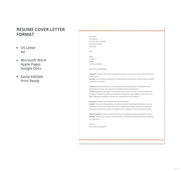29+ Word Cover Letters Free Download
