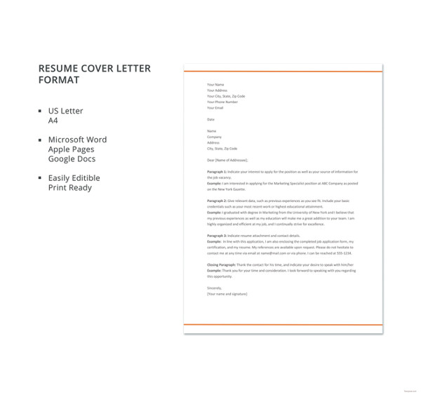 34+ Word Cover Letters Free Download