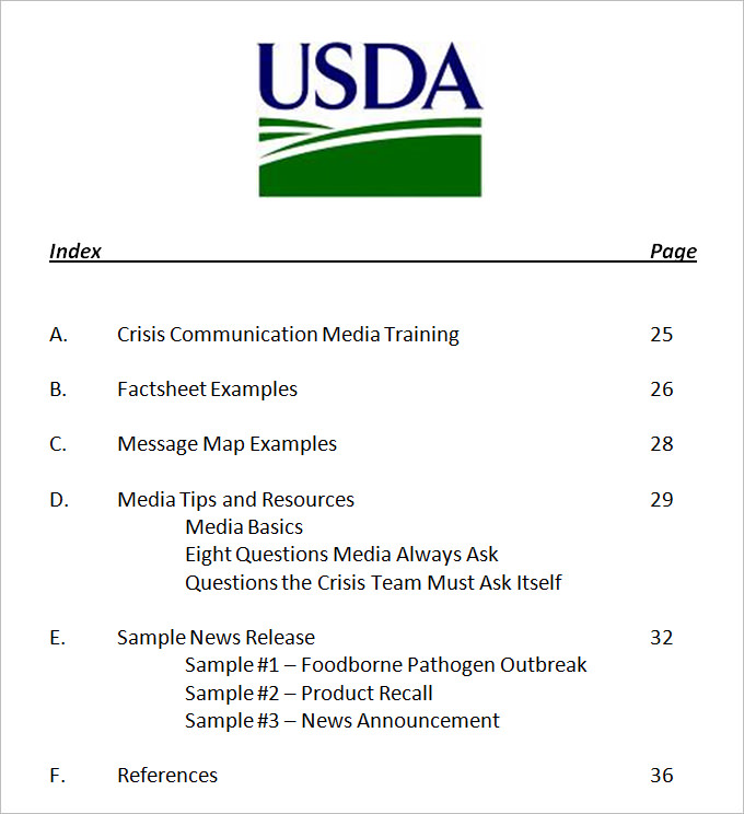 Crisis Communications Plan Examples Alaca Westernscandinavia Org