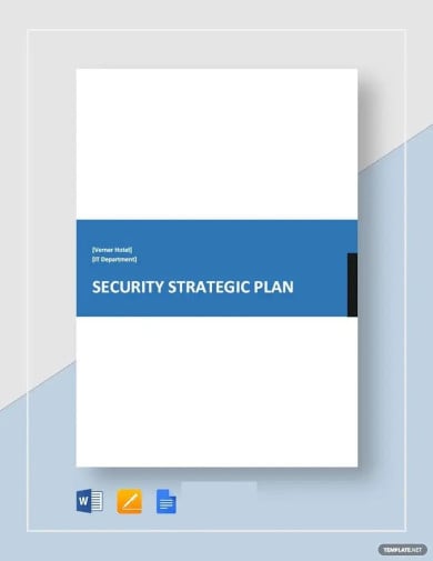 security strategic plan template