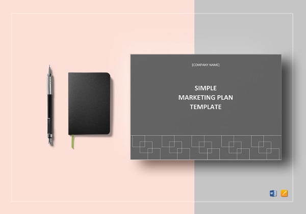 simple marketing plan template to edit