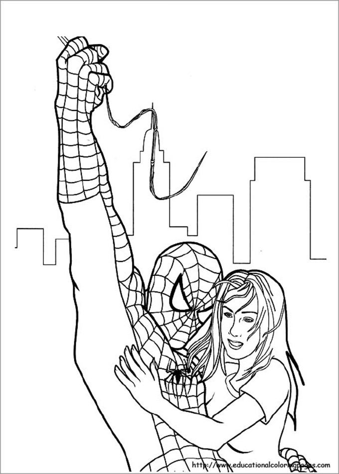 30+ Spiderman Colouring Pages - Printable Colouring Pages