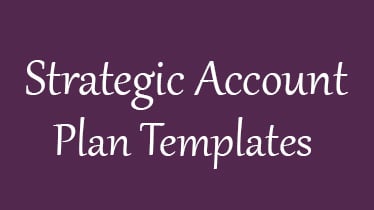 strategic account plan template