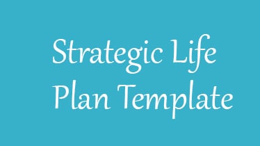 strategic life plan template