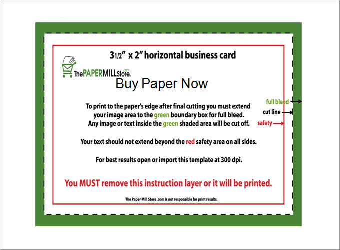44 Free Blank Business Card Templates AI Word PSD