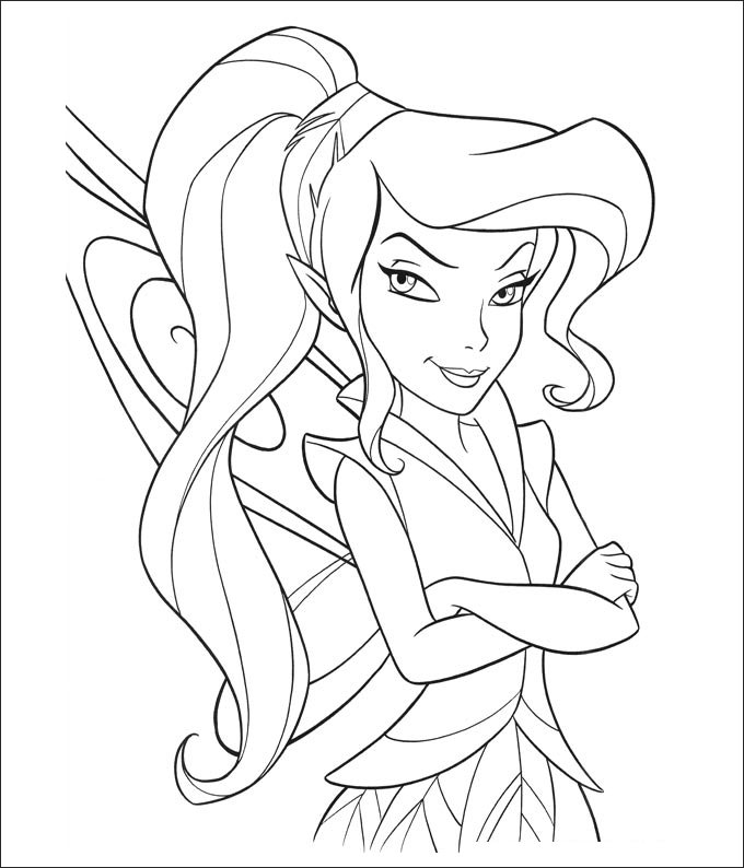 tinkerbell and friends coloring pages for kids