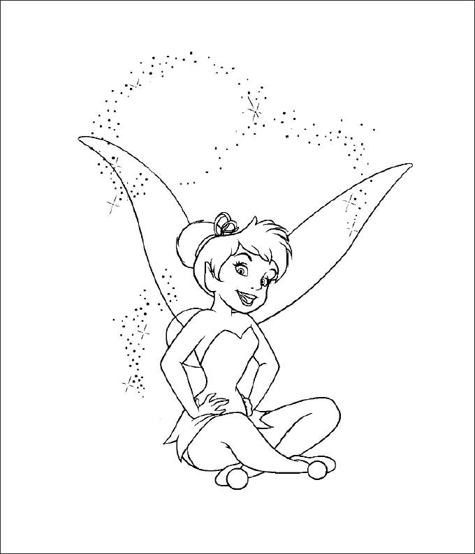 30+ Tinkerbell Coloring Pages - Free Coloring Pages