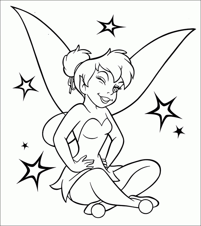 30+ Tinkerbell Coloring Pages - Free Coloring Pages