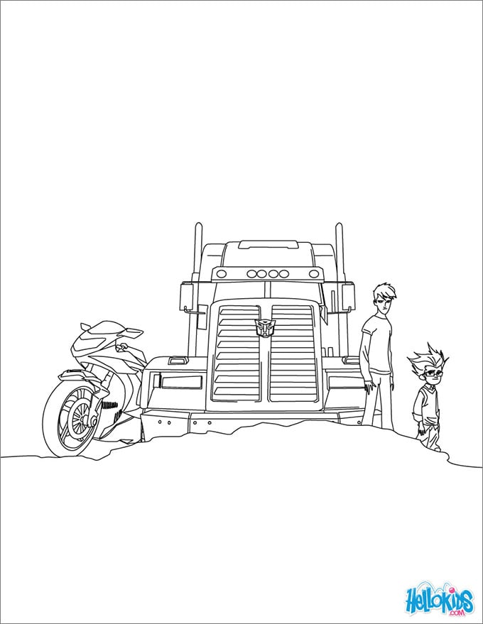 transformers coloring pages autobots