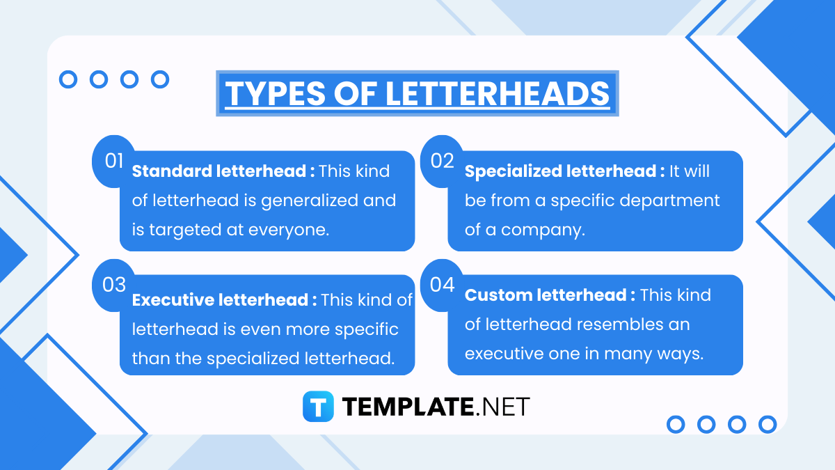 types of letterheads