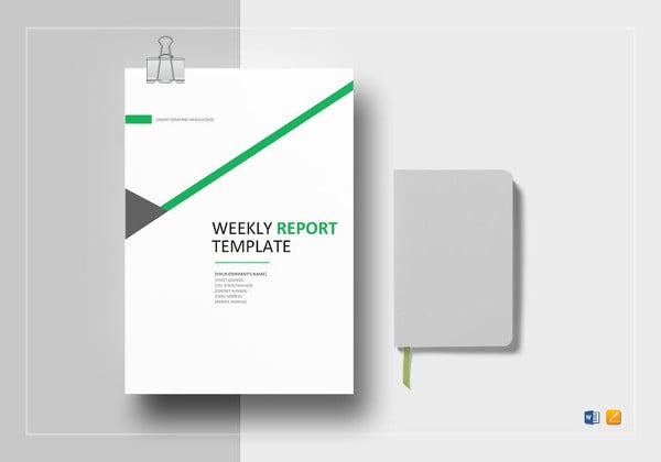 weekly status report template in word format