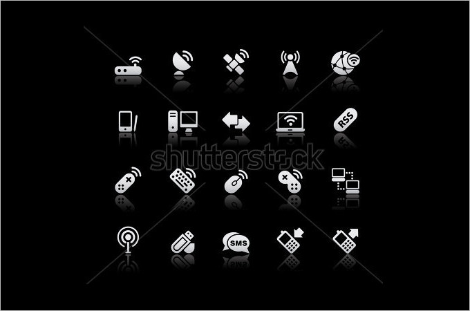 wireless communications icons