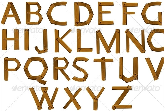 25+ Wooden Alphabet Letters - Free Alphabet Letters Download